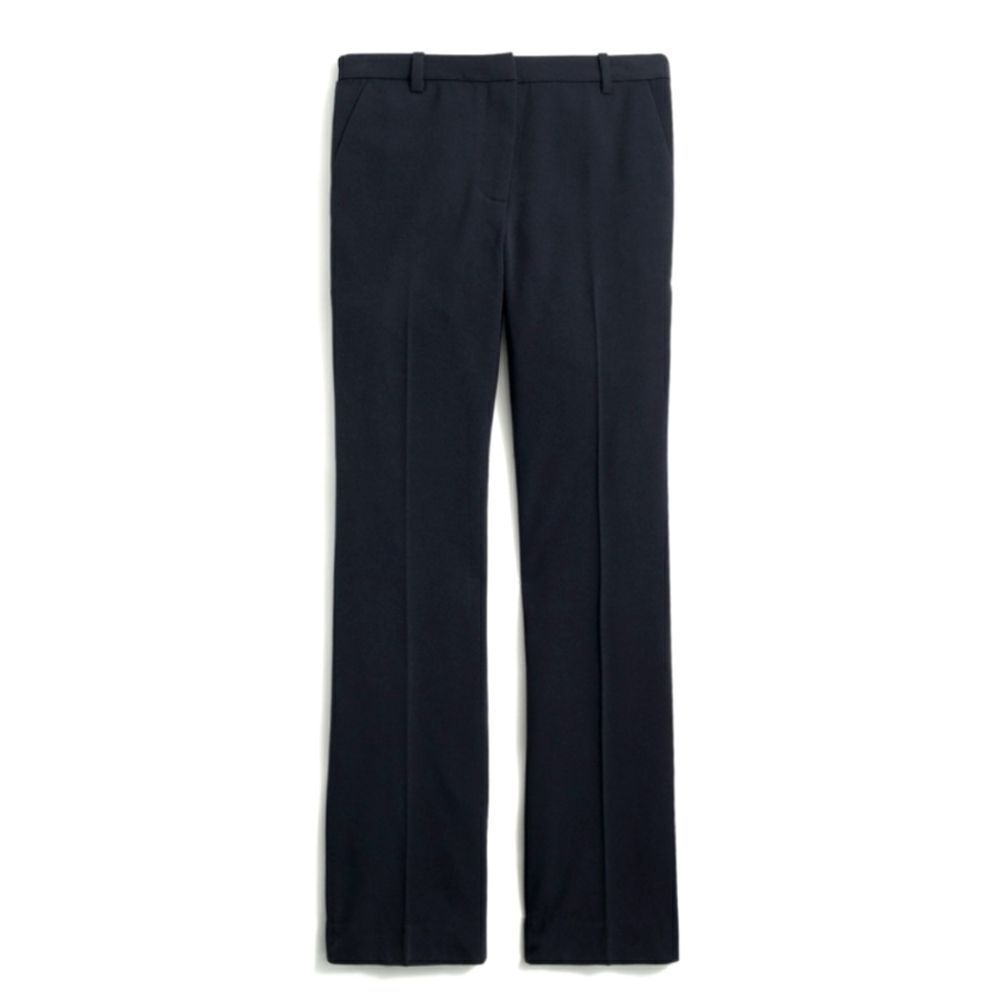 J. Crew Bi-Stretch Wool Lightweight Black Career Pants Trousers Women’s 6